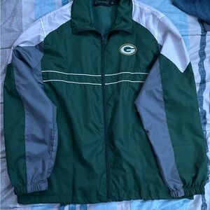 Green and Gray Men's Jacket